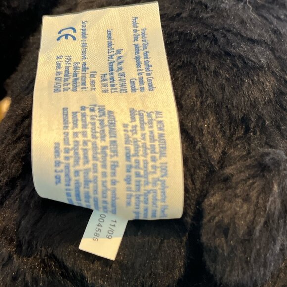 BUILD-A-BEAR Classic Dimples Black Plush Teddy Bear 15" Stuffed Animal - Picture 11 of 15